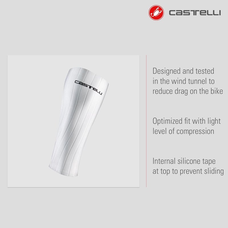 Castelli Fast Legs Sleeves White/Black, Xl - Image 2